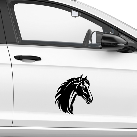 Pferdekopf Aufkleber Nr. 69 - Beispielansicht