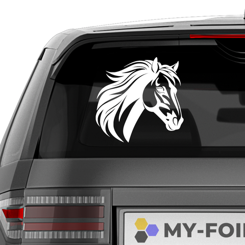 Pferdekopf Aufkleber Nr. 71 - Beispielansicht