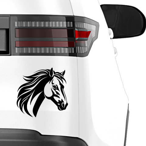 Pferdekopf Aufkleber Nr. 71 - Beispielansicht