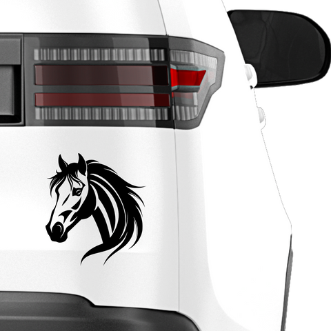 Pferdekopf Aufkleber Nr. 72 - Beispielansicht