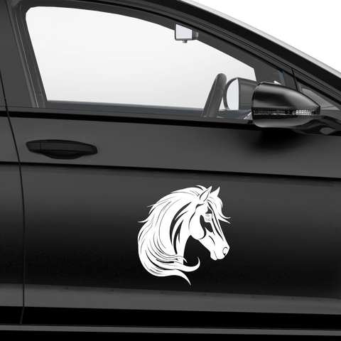 Pferdekopf Aufkleber Nr. 73 - Beispielansicht