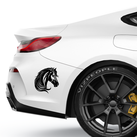 Pferdekopf Aufkleber Nr. 73 - Beispielansicht