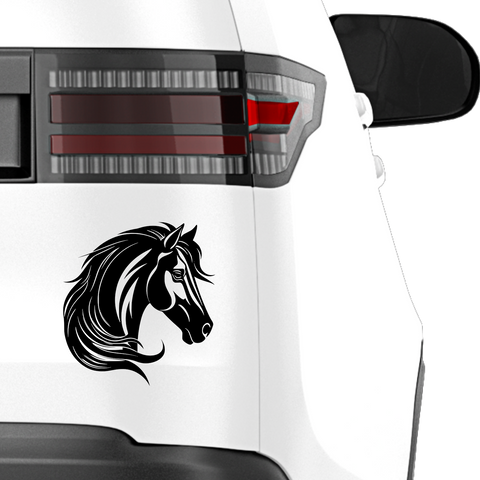 Pferdekopf Aufkleber Nr. 73 - Beispielansicht