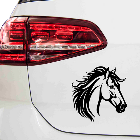 Pferdekopf Aufkleber Nr. 74 - Beispielansicht