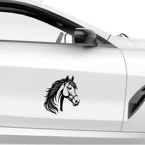 Pferdekopf Aufkleber Nr. 75 - Beispielansicht