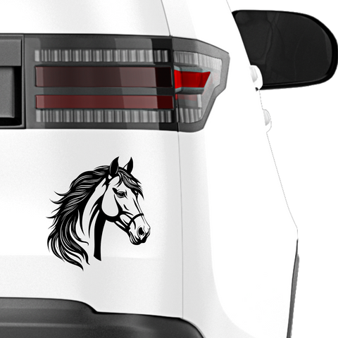 Pferdekopf Aufkleber Nr. 75 - Beispielansicht