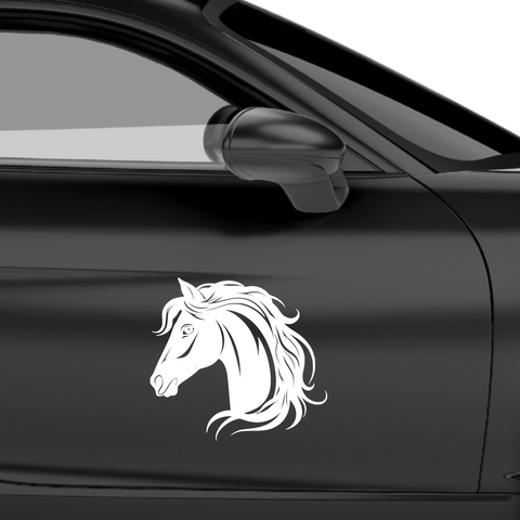 Pferdekopf Aufkleber Nr. 76 - Beispielansicht