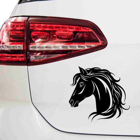 Pferdekopf Aufkleber Nr. 76 - Beispielansicht