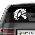 Pferdekopf Aufkleber Nr. 78 - Beispielansicht