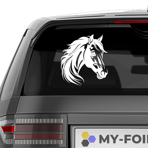Pferdekopf Aufkleber Nr. 79 - Beispielansicht