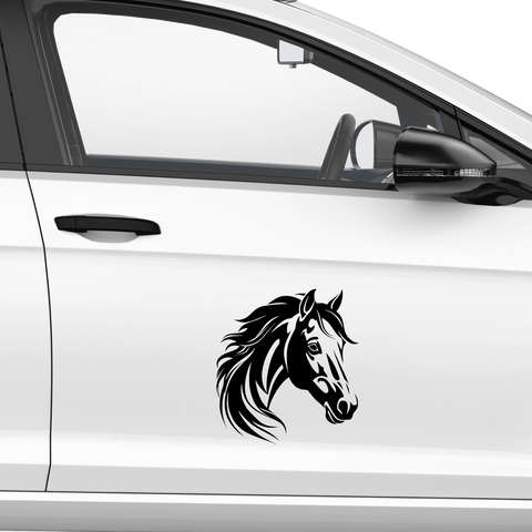 Pferdekopf Aufkleber Nr. 79 - Beispielansicht