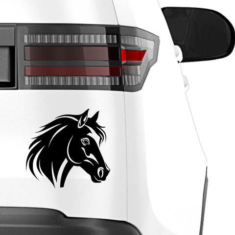 Pferdekopf Aufkleber Nr. 7 - Beispielansicht