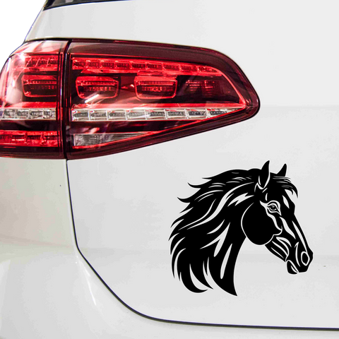 Pferdekopf Aufkleber Nr. 80 - Beispielansicht