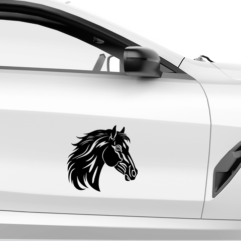 Pferdekopf Aufkleber Nr. 80 - Beispielansicht