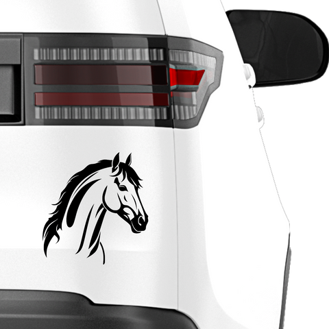 Pferdekopf Aufkleber Nr. 82 - Beispielansicht
