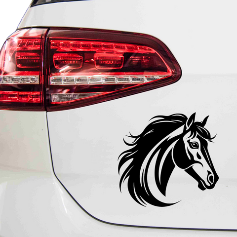 Pferdekopf Aufkleber Nr. 83 - Beispielansicht