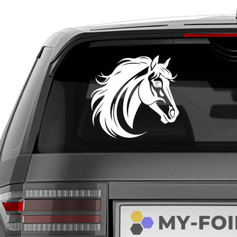 Pferdekopf Aufkleber Nr. 83 - Beispielansicht