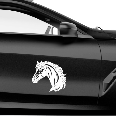 Pferdekopf Aufkleber Nr. 86 - Beispielansicht