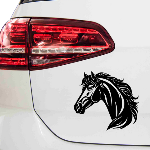 Pferdekopf Aufkleber Nr. 86 - Beispielansicht