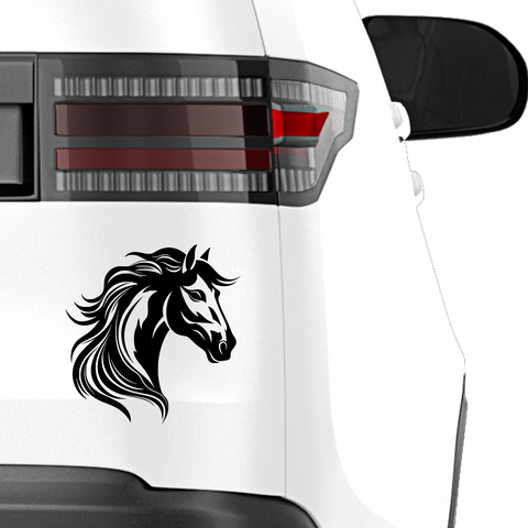 Pferdekopf Aufkleber Nr. 87 - Beispielansicht