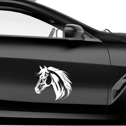 Pferdekopf Aufkleber Nr. 88 - Beispielansicht