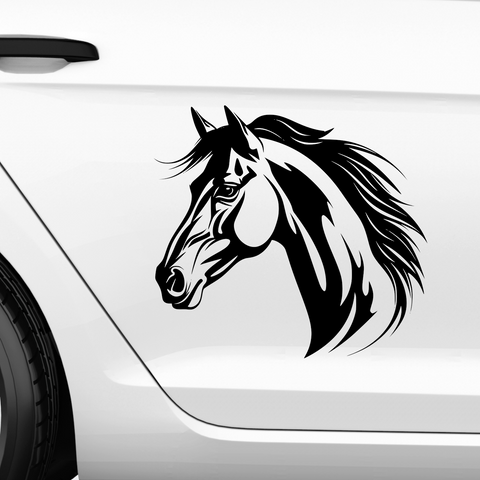 Pferdekopf Aufkleber Nr. 88 - Beispielansicht