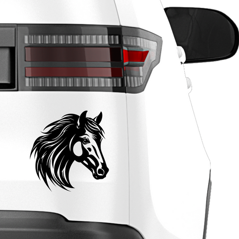 Pferdekopf Aufkleber Nr. 8 - Beispielansicht