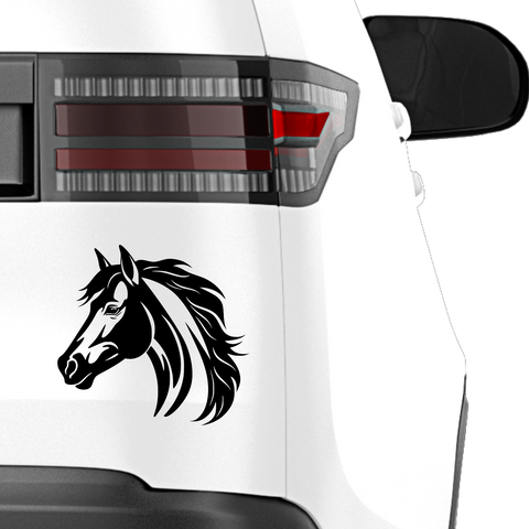 Pferdekopf Aufkleber Nr. 90 - Beispielansicht