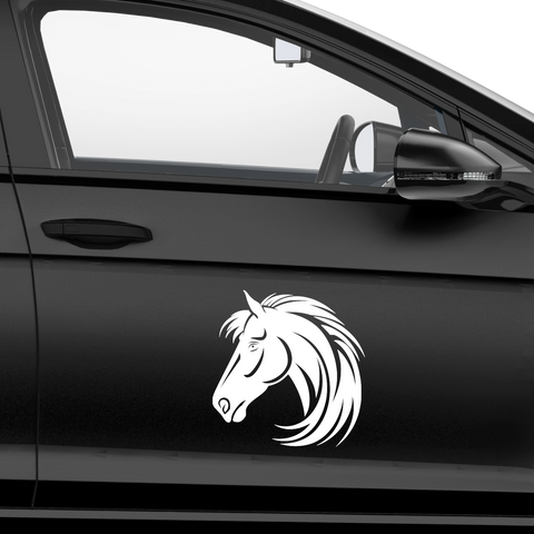 Pferdekopf Aufkleber Nr. 92 - Beispielansicht