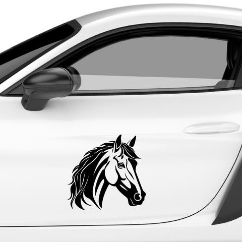 Pferdekopf Aufkleber Nr. 94 - Beispielansicht