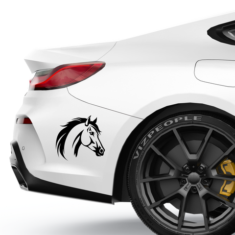 Pferdekopf Aufkleber Nr. 95 - Beispielansicht