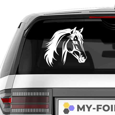 Pferdekopf Aufkleber Nr. 97 - Beispielansicht