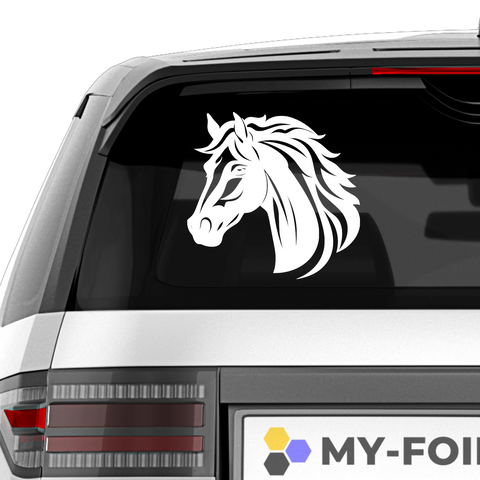 Pferdekopf Aufkleber Nr. 98 - Beispielansicht