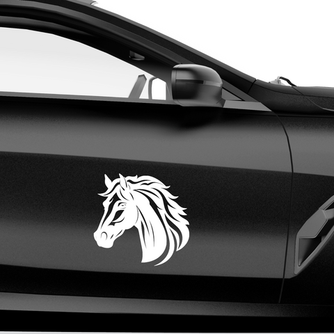 Pferdekopf Aufkleber Nr. 98 - Beispielansicht