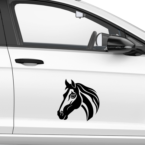 Pferdekopf Aufkleber Nr. 9 - Beispielansicht