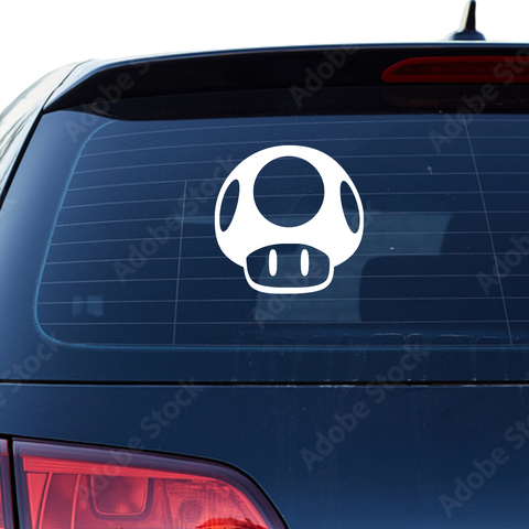 Pilz Aufkleber - Beispielansicht