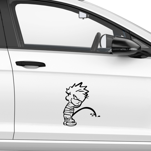 Piss Boy Aufkleber - Beispielansicht