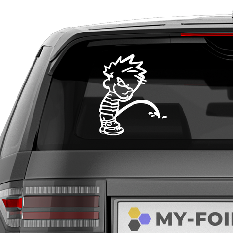 Piss Boy Aufkleber - Beispielansicht