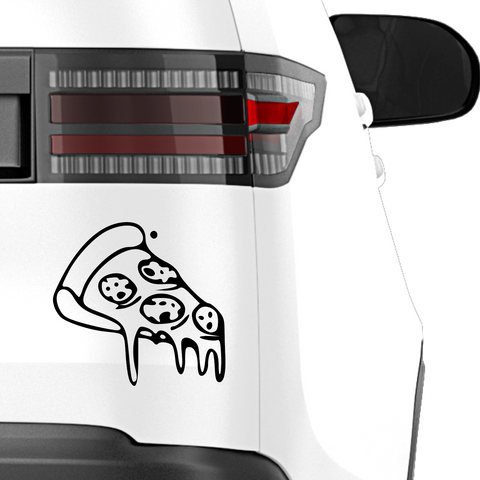 Pizza Slide Aufkleber - Beispielansicht