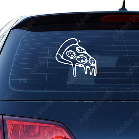 Pizza Slide Aufkleber - Beispielansicht