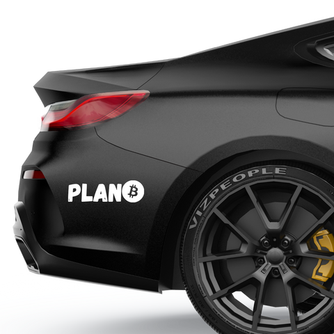 Plan BTC Aufkleber - Beispielansicht