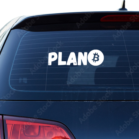 Plan BTC Aufkleber - Beispielansicht