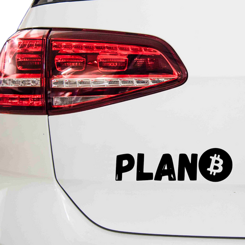 Plan BTC Aufkleber - Beispielansicht