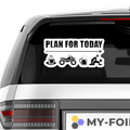 Plan for the day Aufkleber 1.5 - Beispielansicht