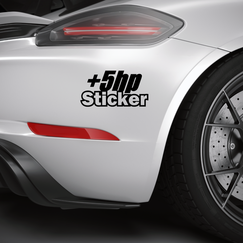 Plus 5PS Sticker - Beispielansicht