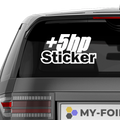 Plus 5PS Sticker - Beispielansicht