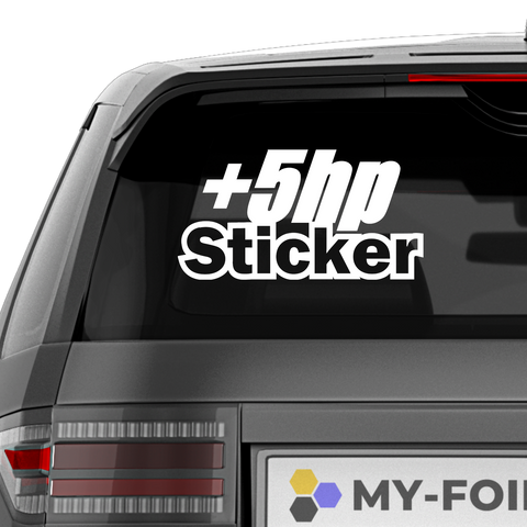 Plus 5PS Sticker - Beispielansicht