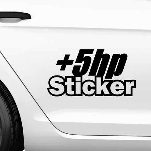 Plus 5PS Sticker - Beispielansicht