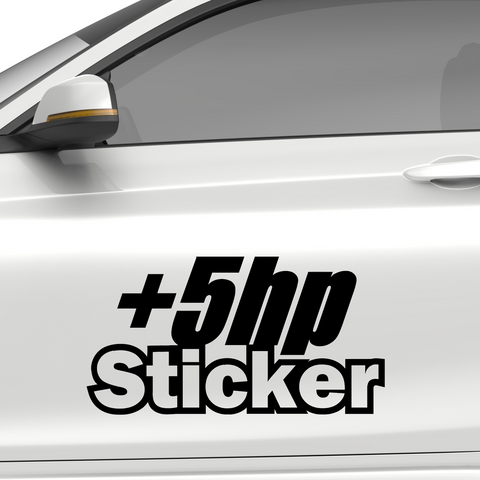 Plus 5PS Sticker - Beispielansicht