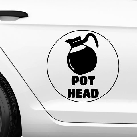 Pothead Aufklebr - Beispielansicht